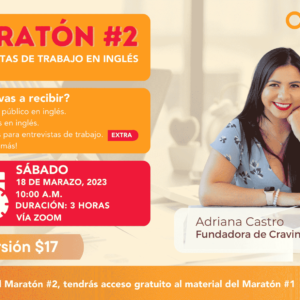 Maratón Craving #2: entrevistas de trabajo en inglés.